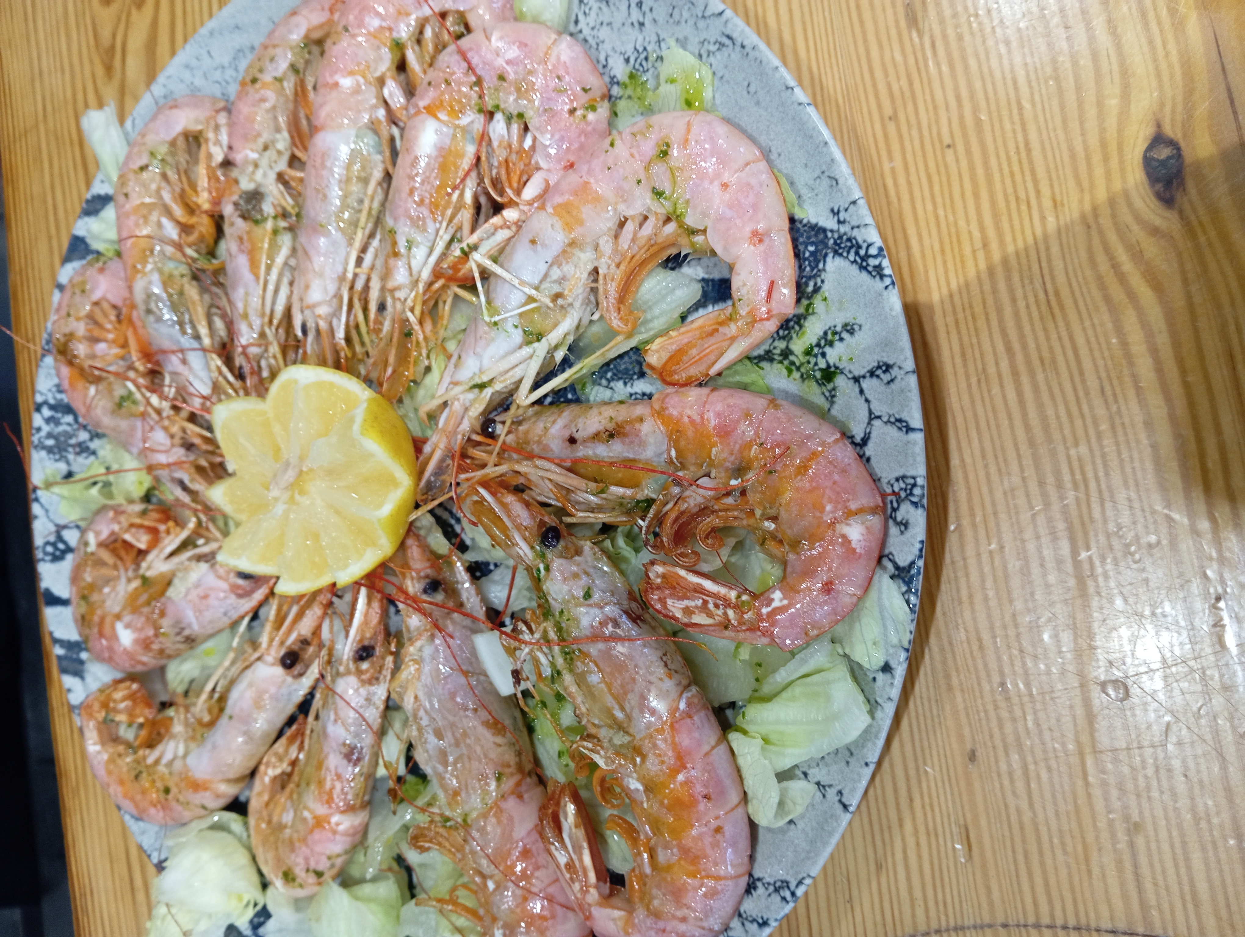 Gambon a la Plancha